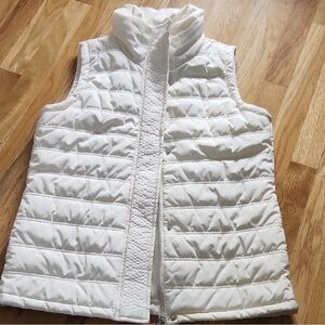 Calvin Klein White Puffer Vest